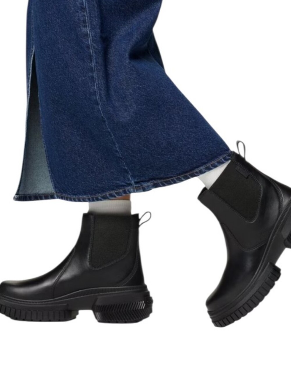 Sorel Ona Ave Black Waterproof Chelsea Boot (Women)... Size 8.5
